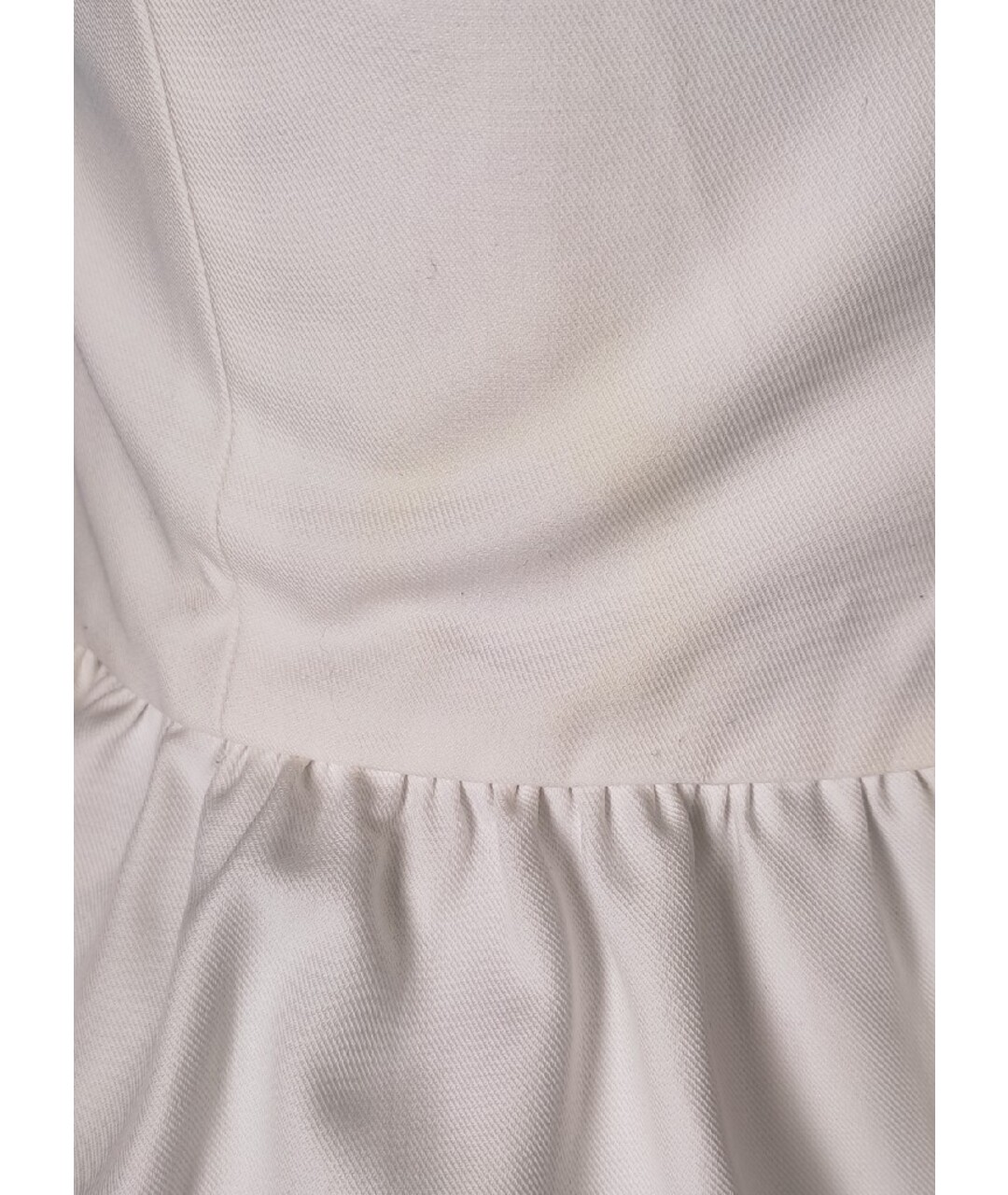CHRISTIAN DIOR PRE-OWNED Белое хлопковое платье, фото 8