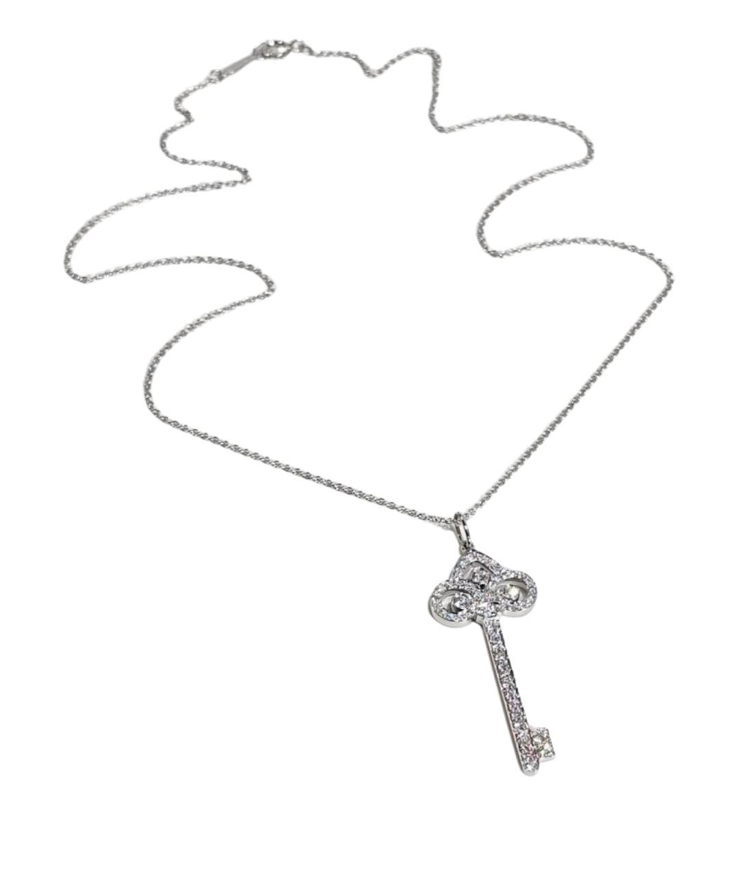 TIFFANY&CO Серебряная платиновая подвеска, фото 1