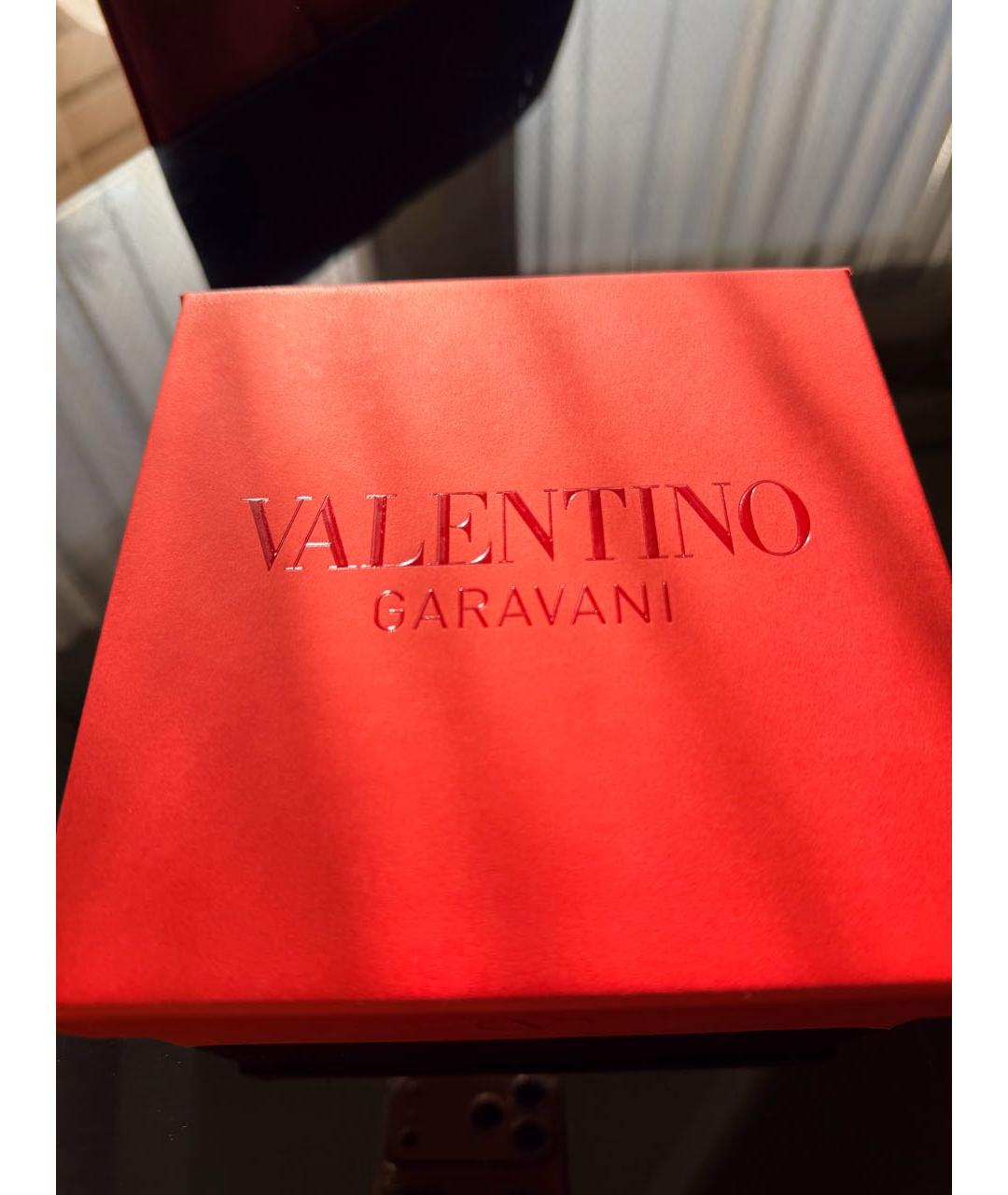 VALENTINO Черный кожаный ремень, фото 2