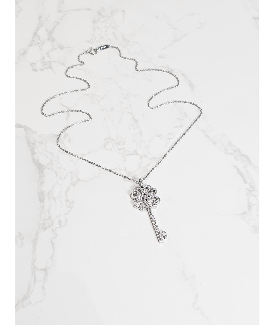 TIFFANY&CO Серебряная платиновая подвеска, фото 3