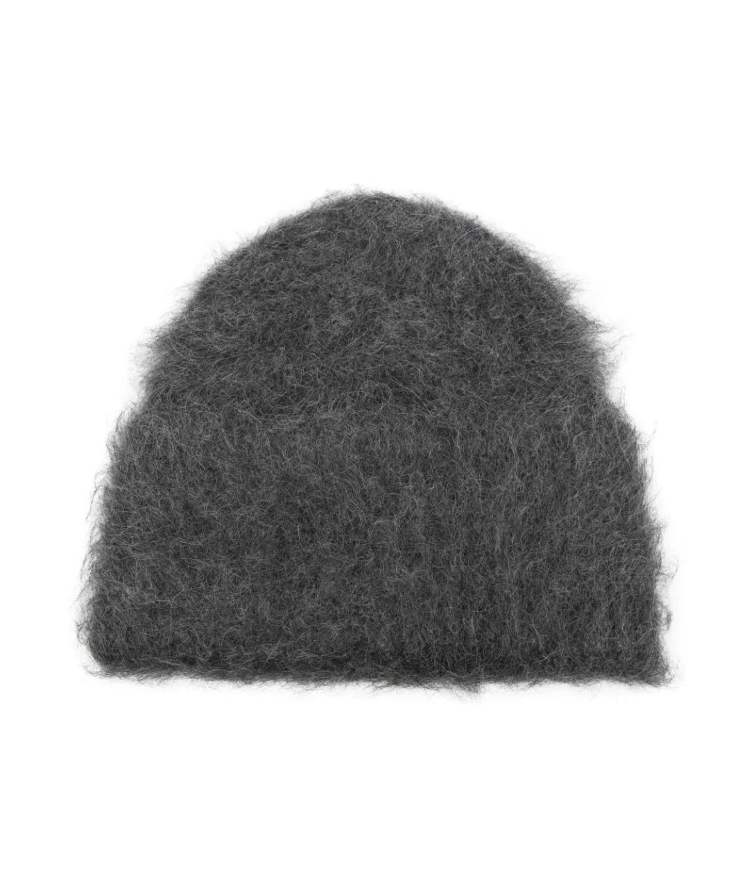 TOTEME Серая шерстяная шапка, фото 1
