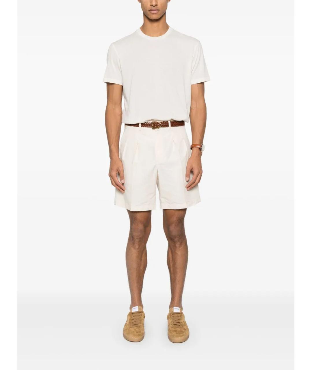TOM FORD Бежевые хлопковые шорты, фото 2