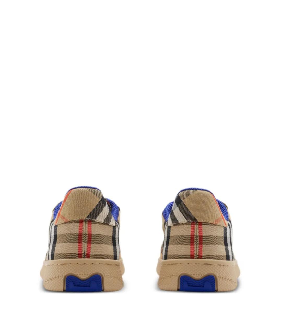 BURBERRY Бежевые кеды, фото 3