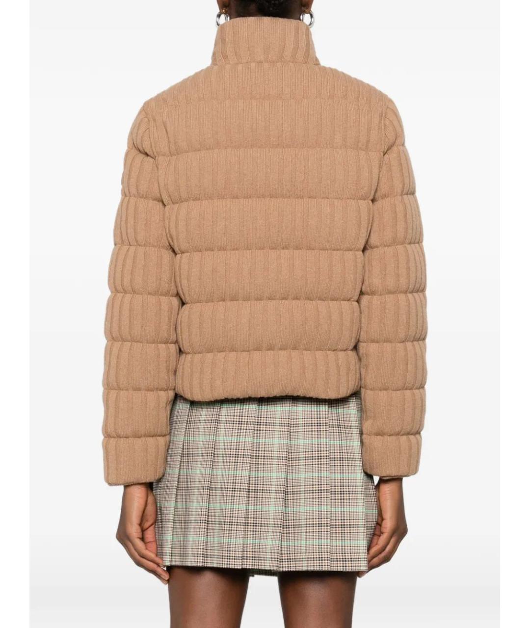 MONCLER Бежевая шерстяная куртка, фото 4