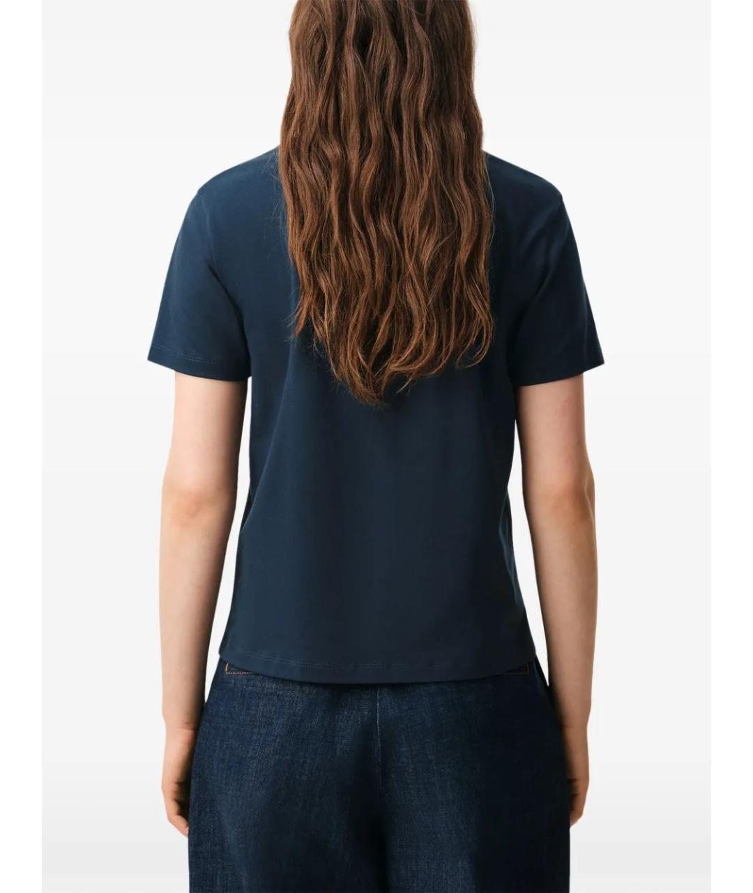 Ami Paris Синяя хлопковая футболка, фото 5