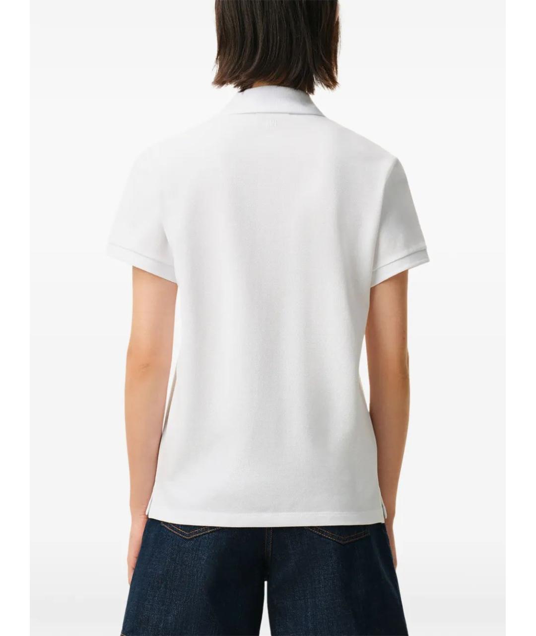 Ami Paris Белая хлопковая футболка, фото 5