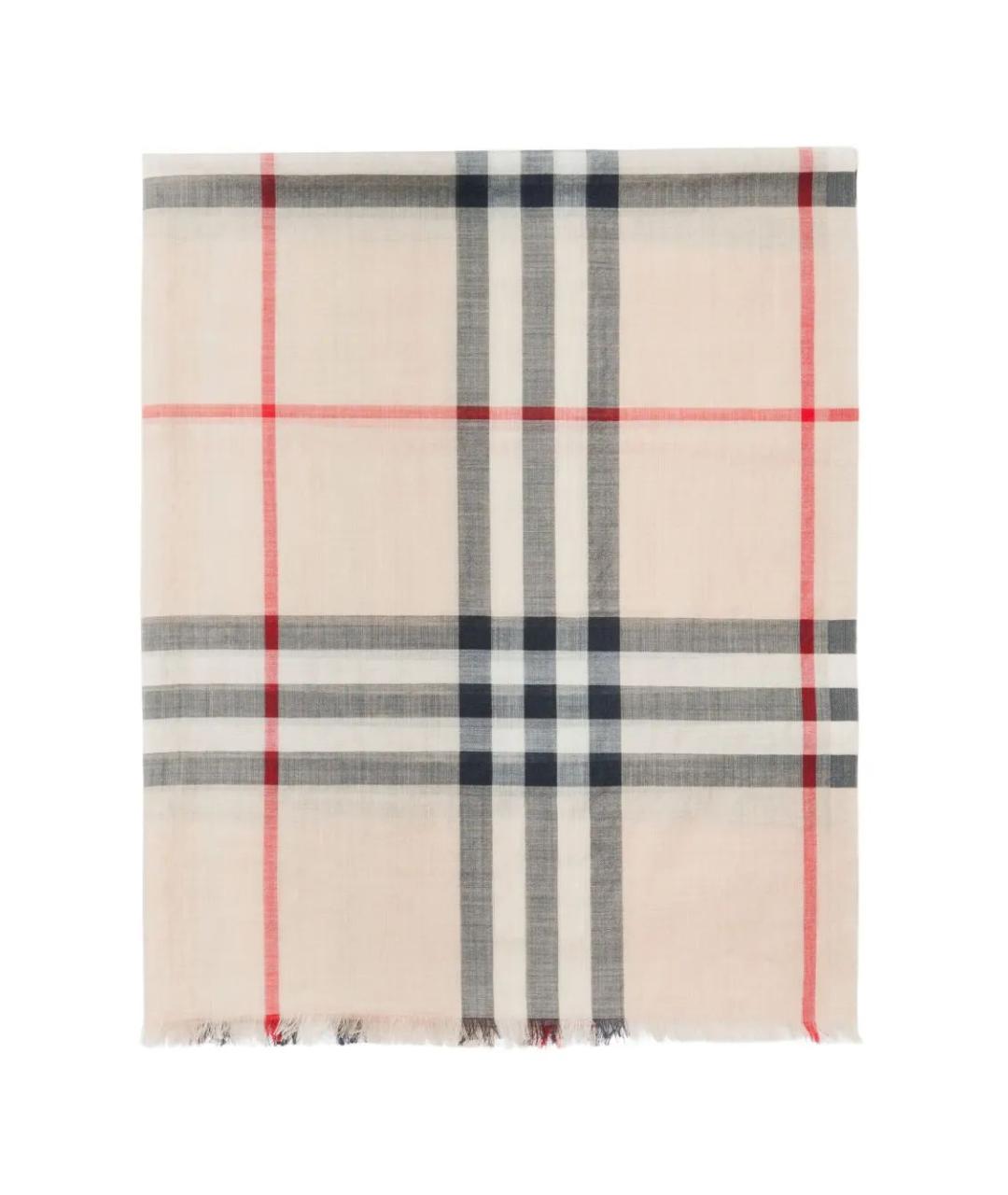 BURBERRY Мульти шерстяной шарф, фото 2