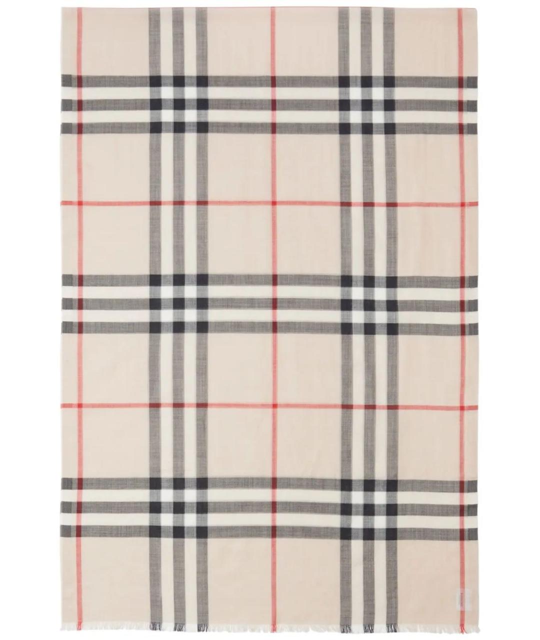 BURBERRY Мульти шерстяной шарф, фото 1