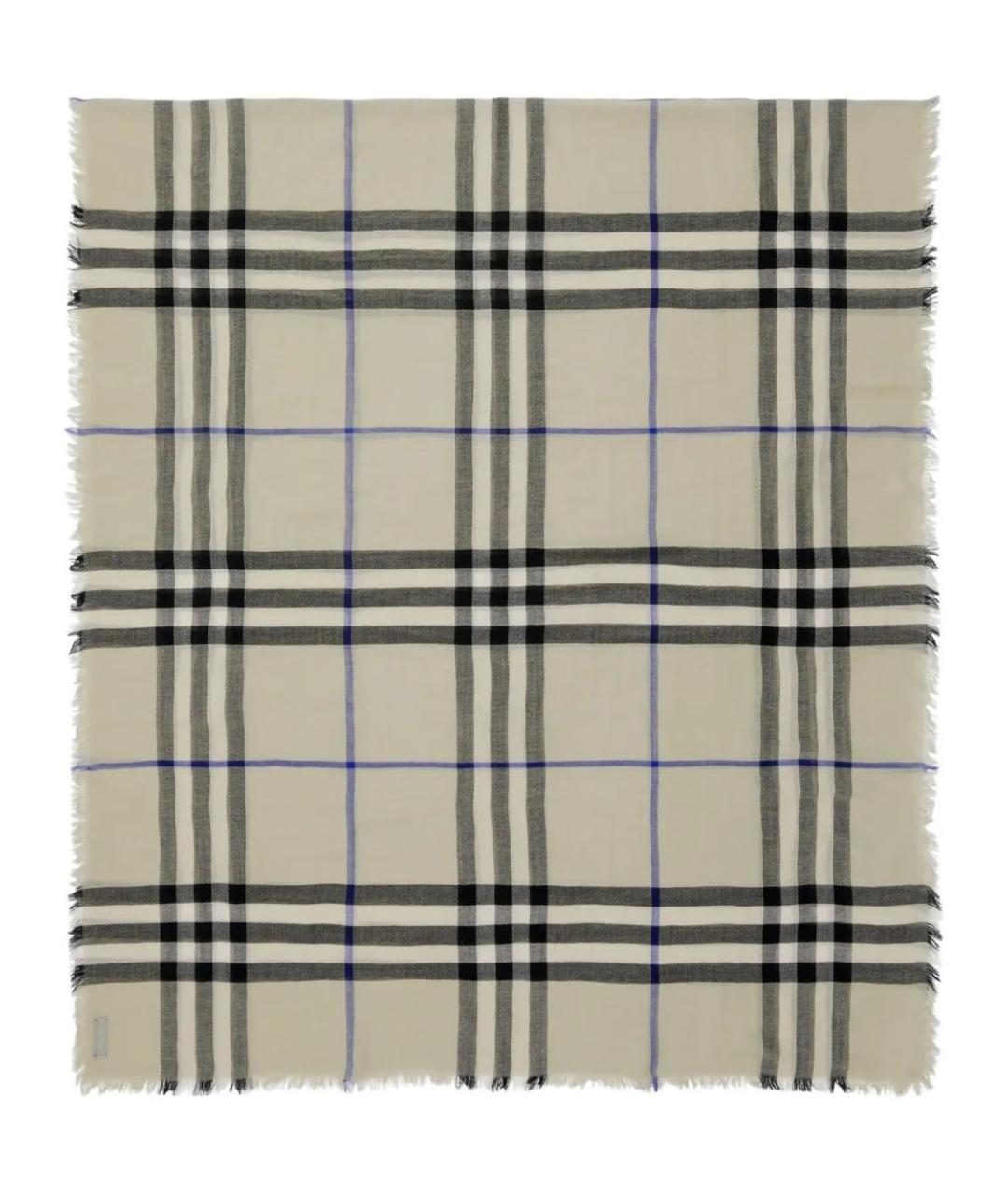 BURBERRY Мульти шерстяной шарф, фото 1