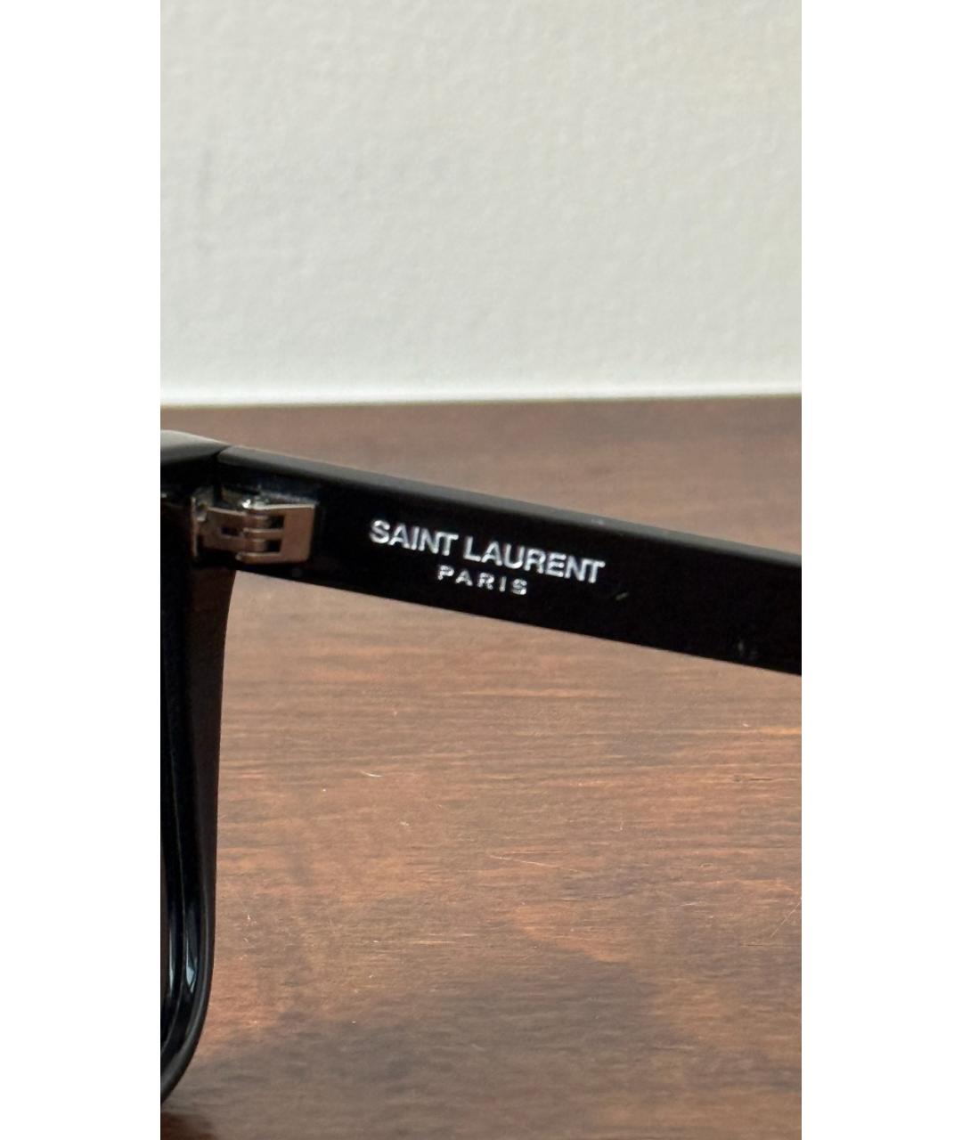 SAINT LAURENT Черные солнцезащитные очки, фото 4