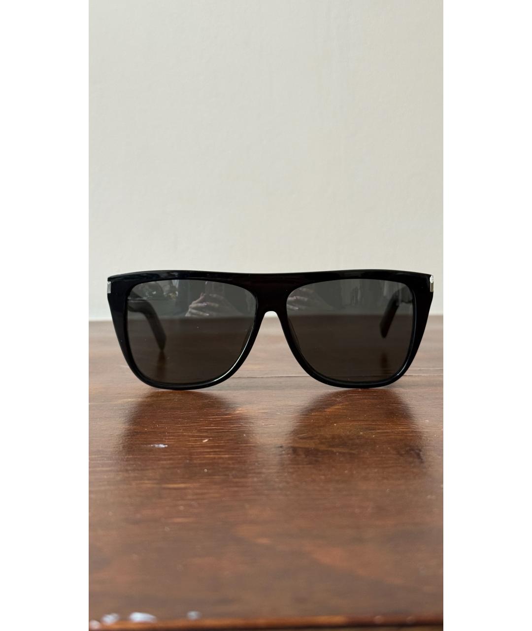 SAINT LAURENT Черные солнцезащитные очки, фото 6