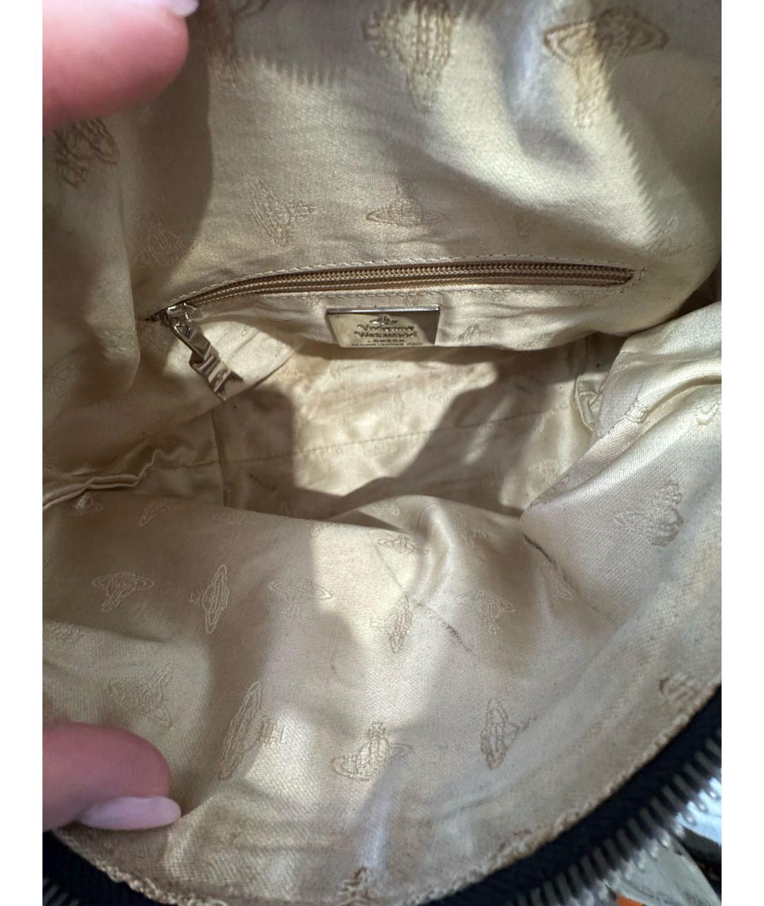 VIVIENNE WESTWOOD Мульти тканевая сумка через плечо, фото 4