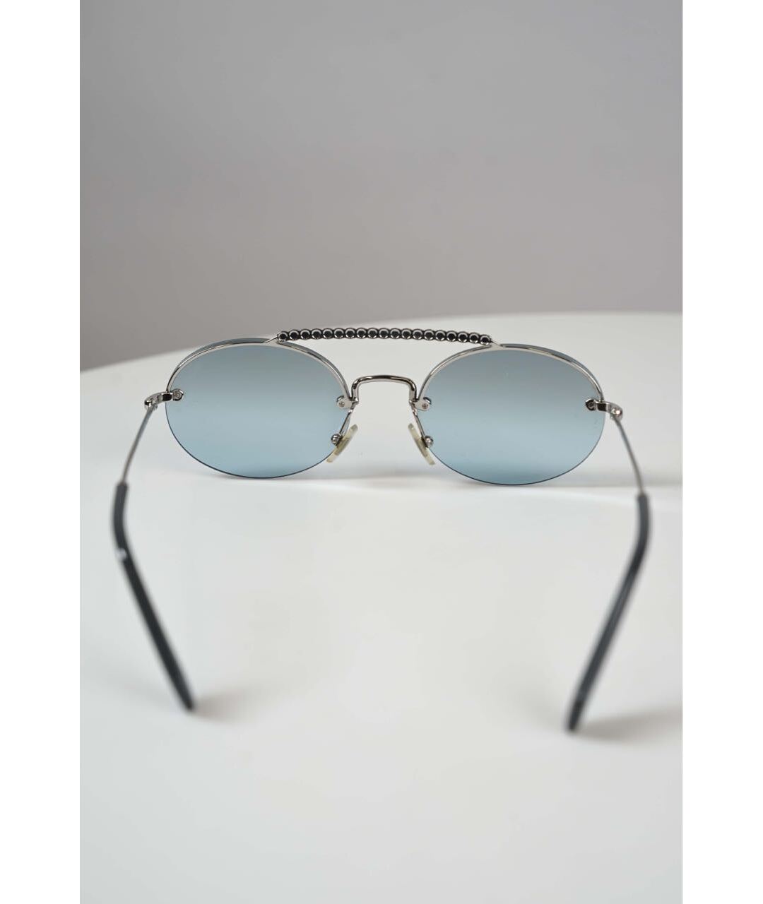MIU MIU Голубые солнцезащитные очки, фото 3