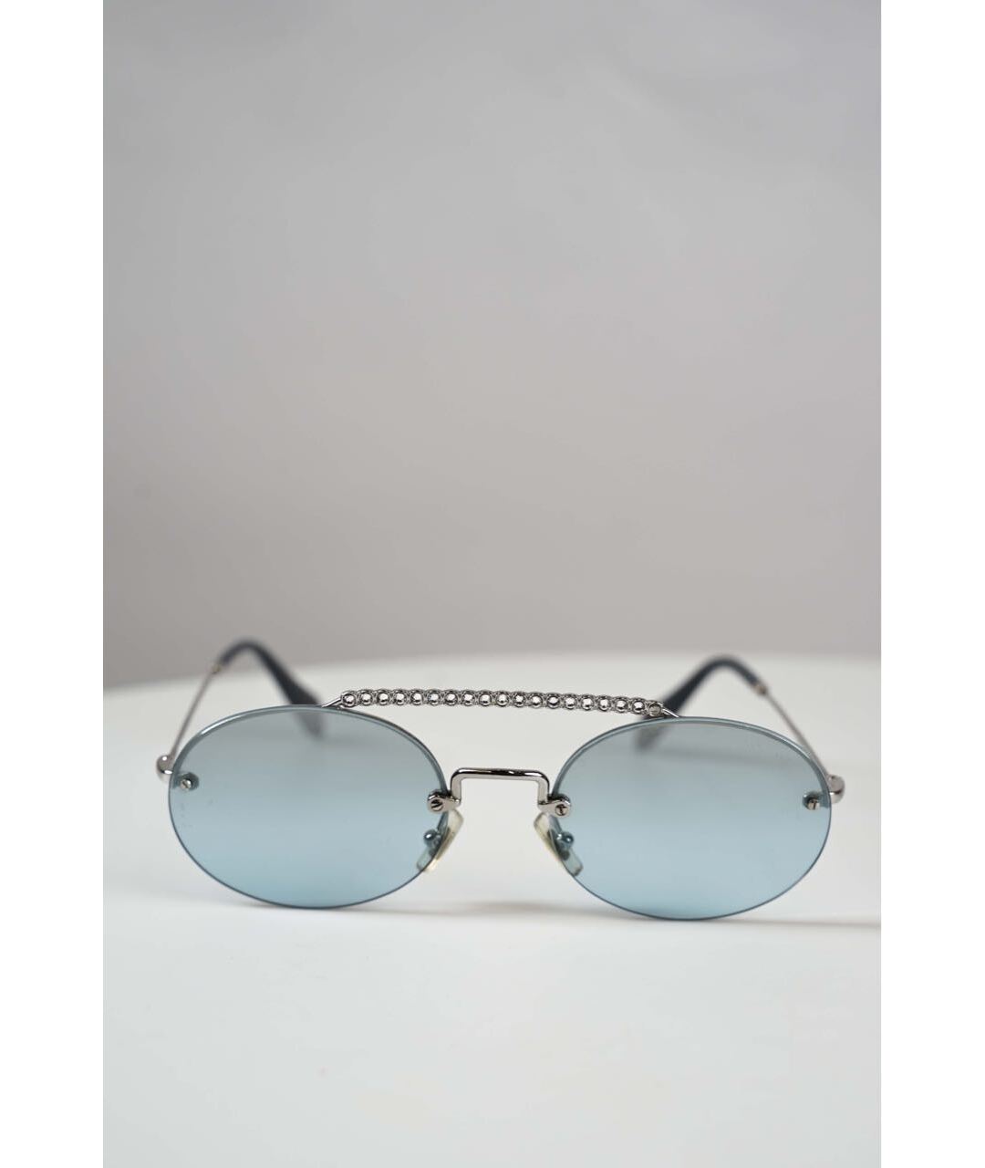 MIU MIU Голубые солнцезащитные очки, фото 7