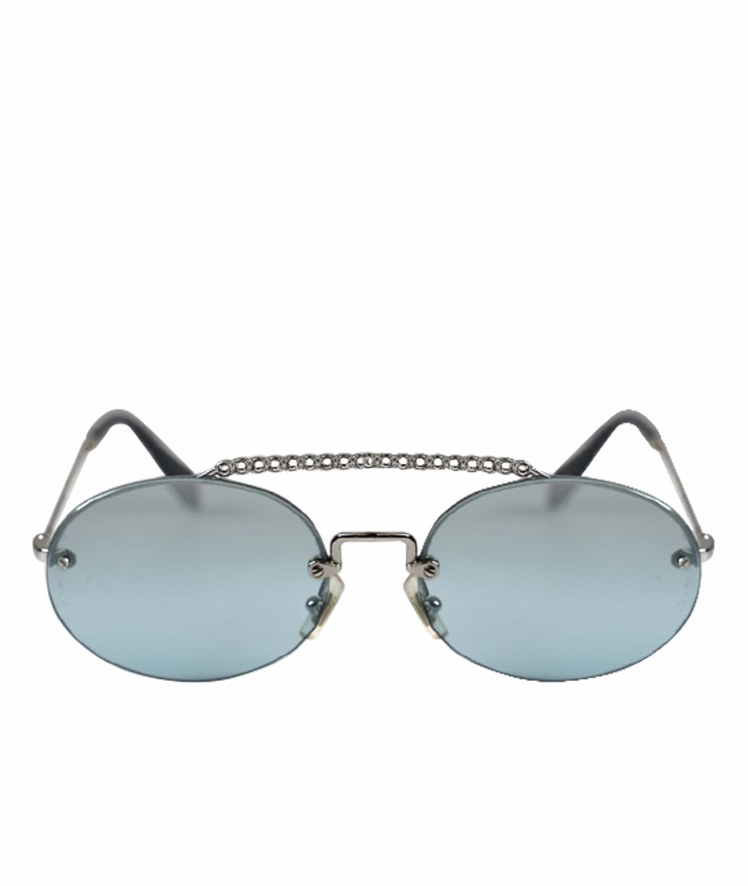 MIU MIU Голубые солнцезащитные очки, фото 1