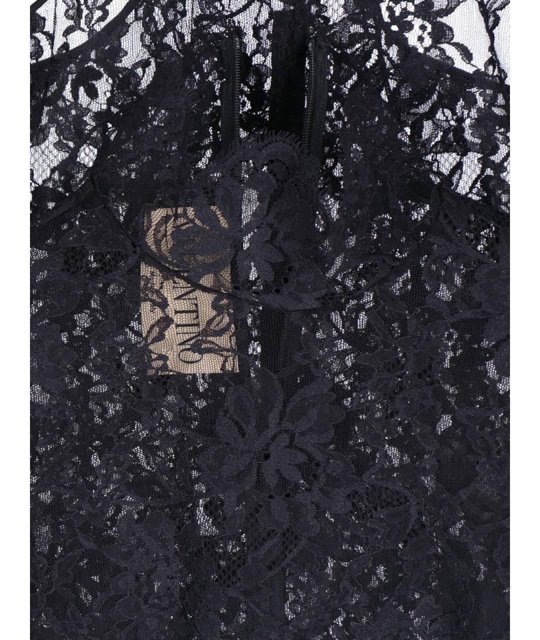 VALENTINO Черная полиамидовая блузы, фото 3