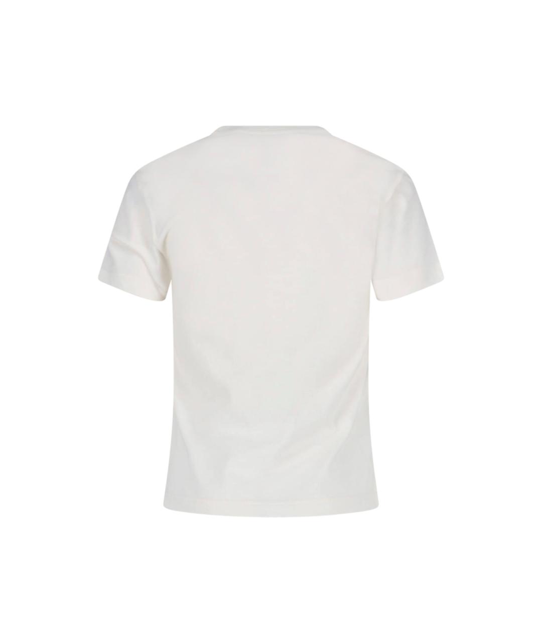 GUCCI Белая хлопковая футболка, фото 2