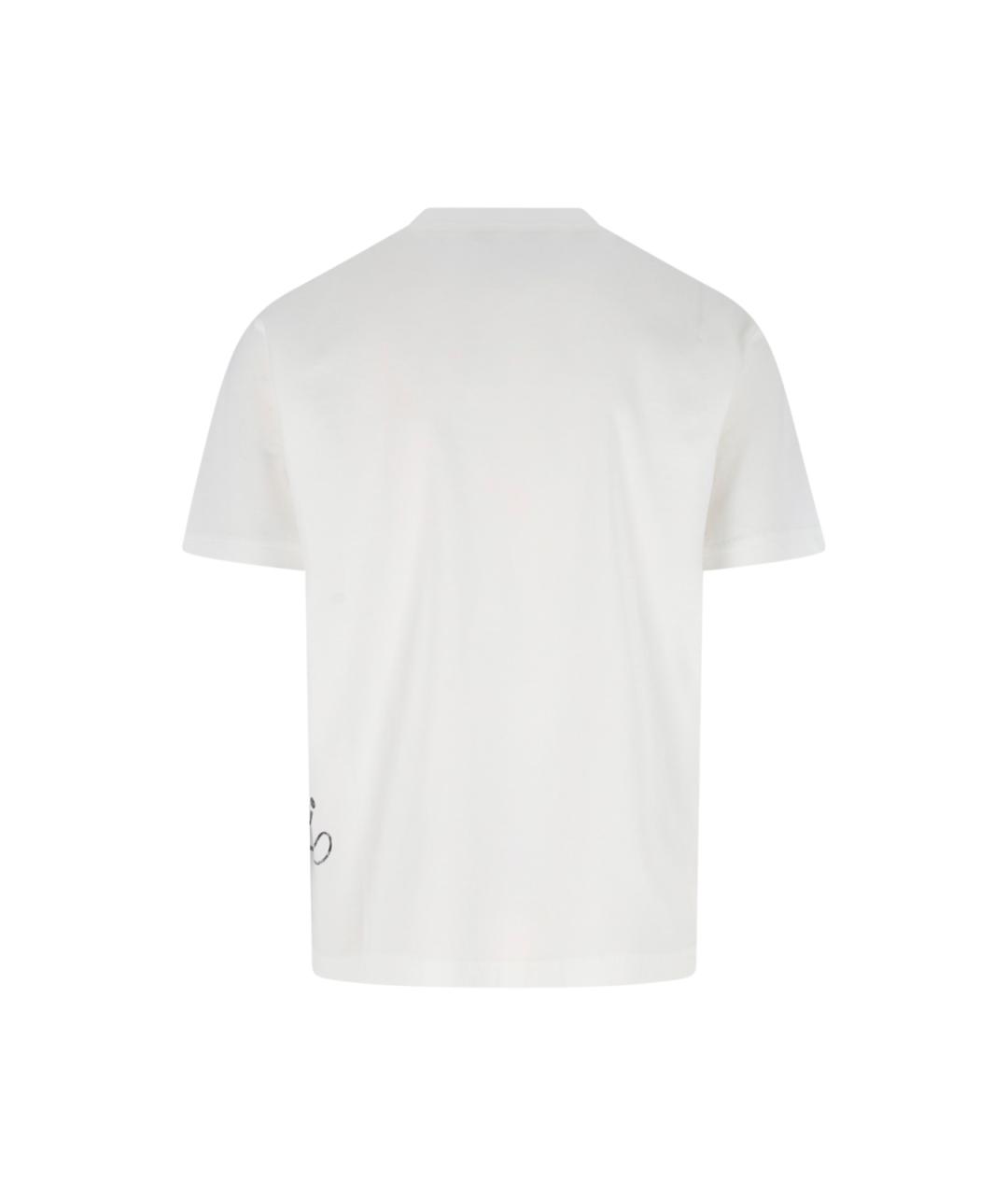 GUCCI Белая вискозная футболка, фото 2
