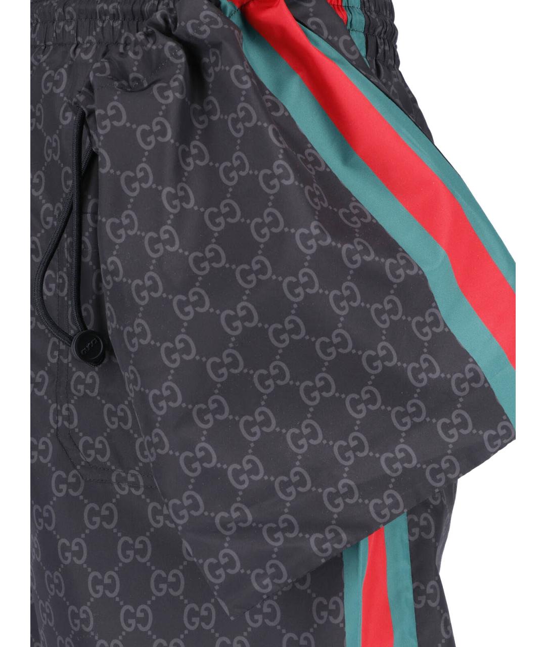 GUCCI Черные полиамидовые плавки, фото 3