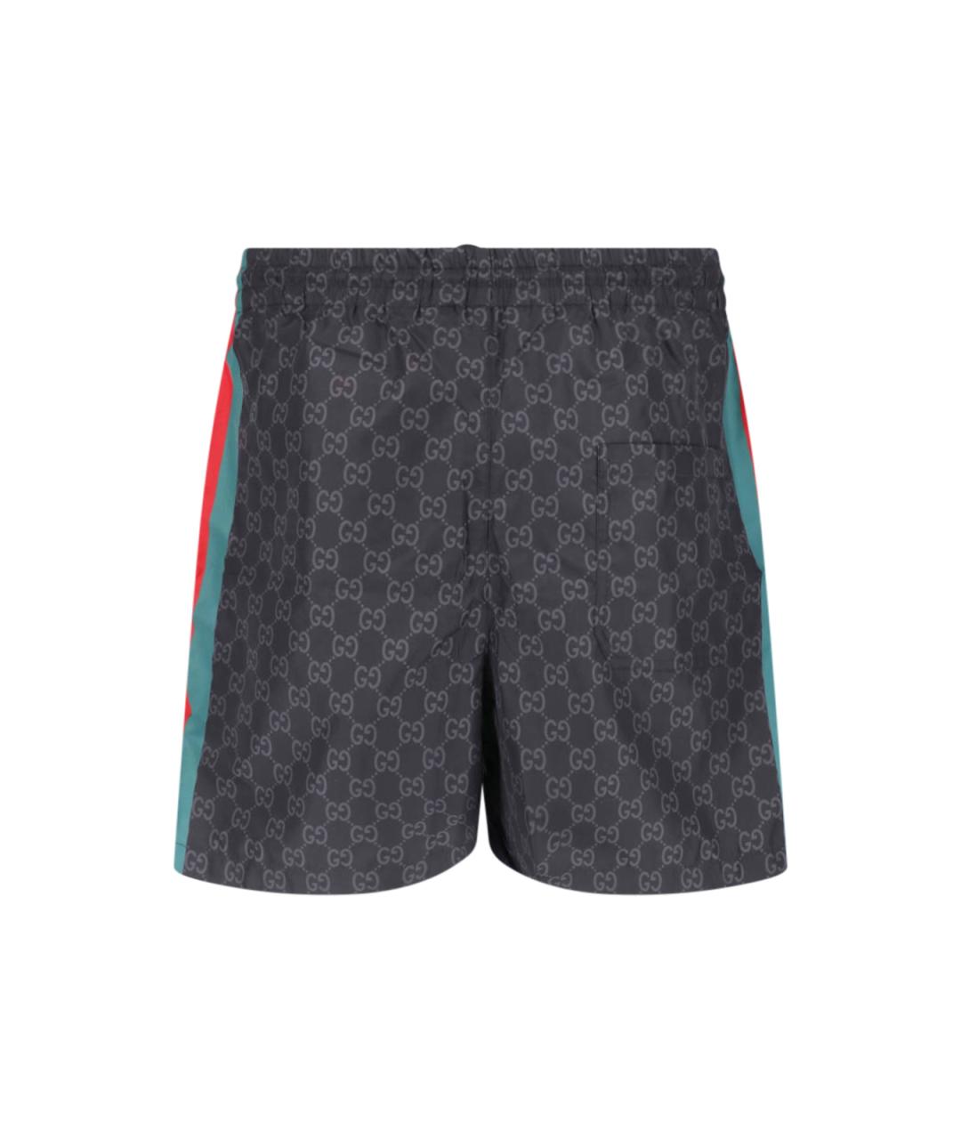 GUCCI Черные полиамидовые плавки, фото 2