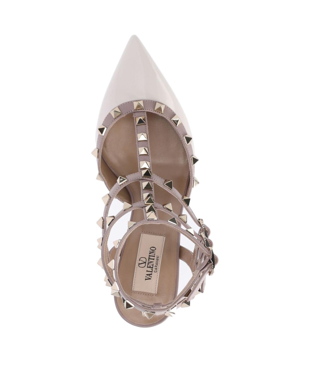 VALENTINO Белые туфли из лакированной кожи, фото 5