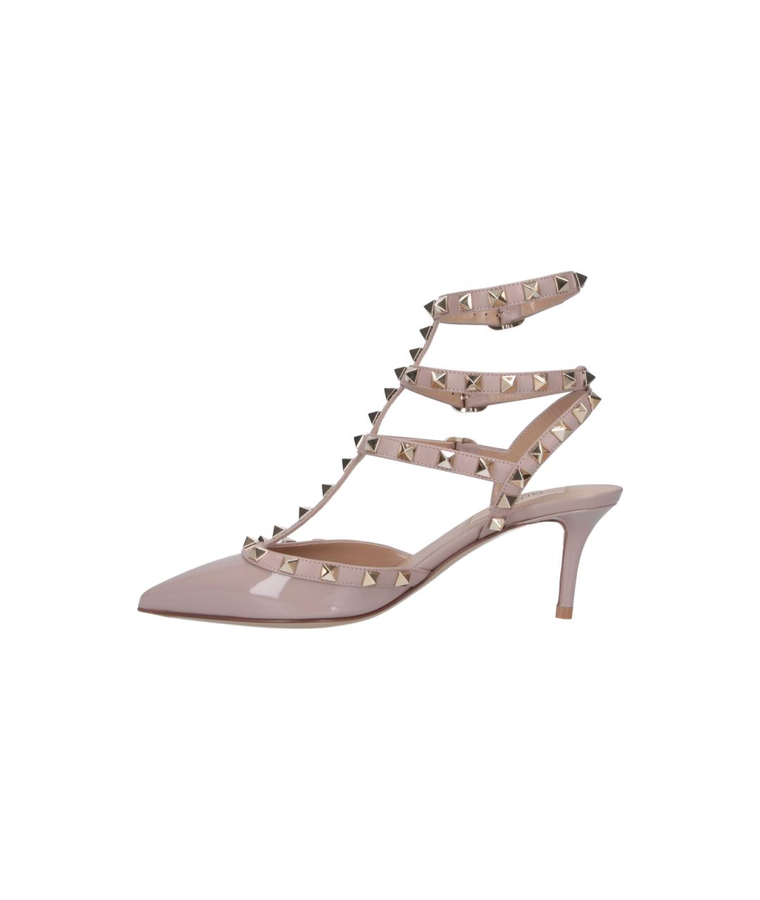 VALENTINO Розовые туфли из лакированной кожи, фото 3