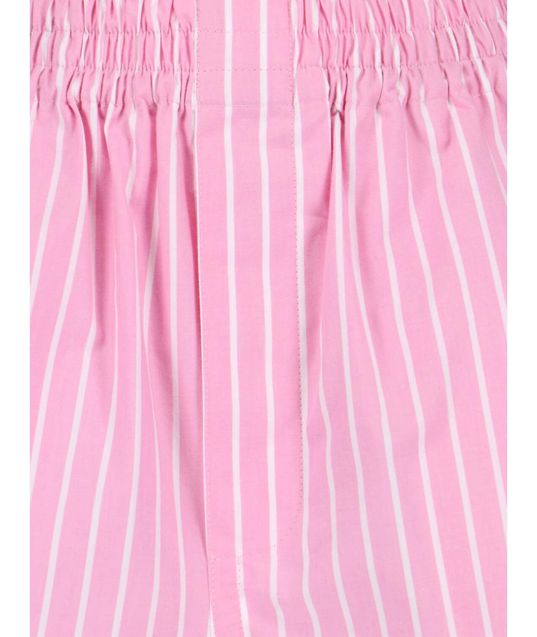 BALENCIAGA Розовые хлопковые шорты, фото 4