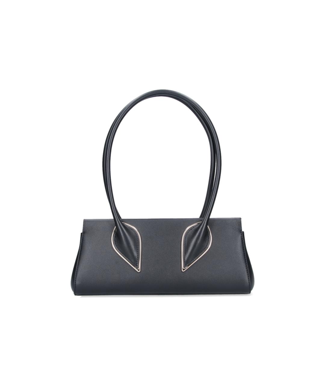 CHRISTIAN LOUBOUTIN Черная кожаная сумка тоут, фото 3