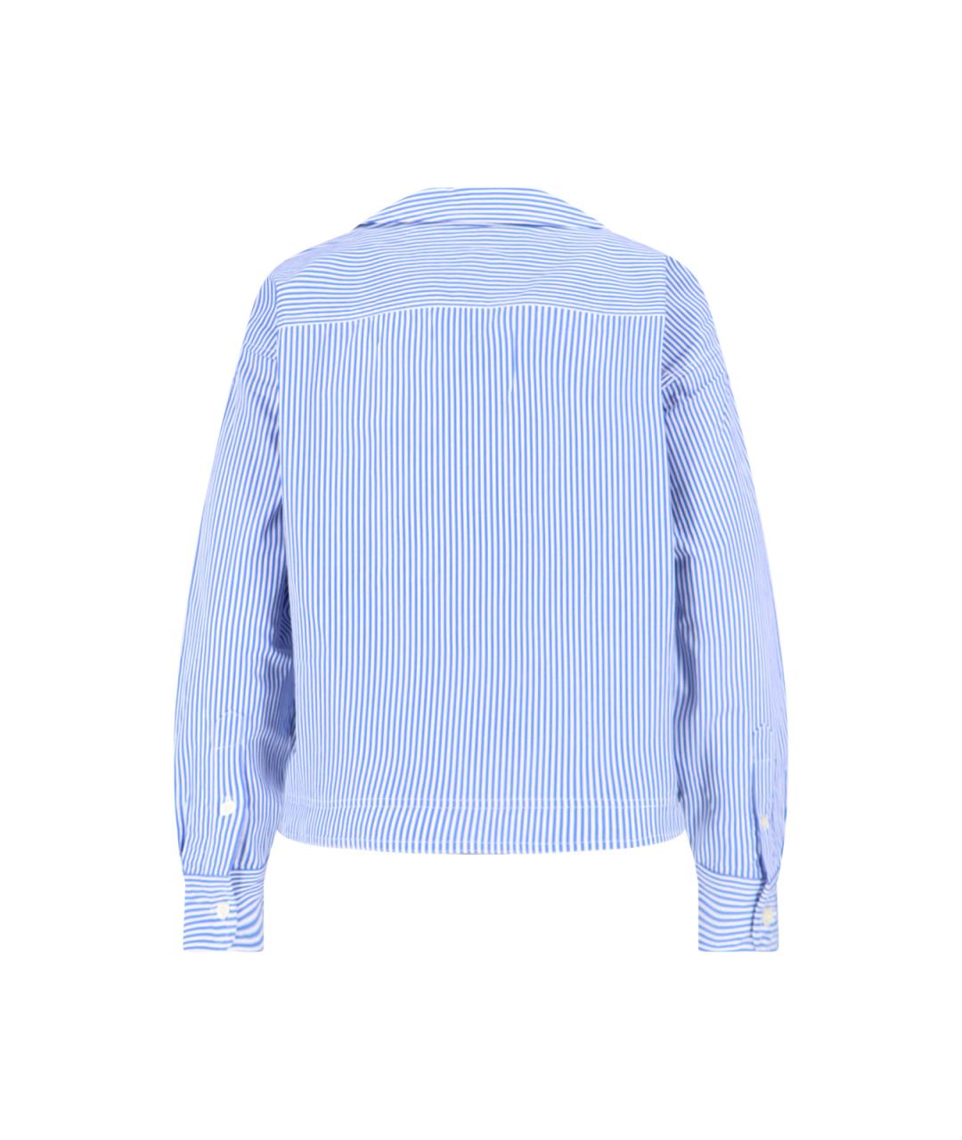 RALPH LAUREN Синяя хлопковая рубашка, фото 2