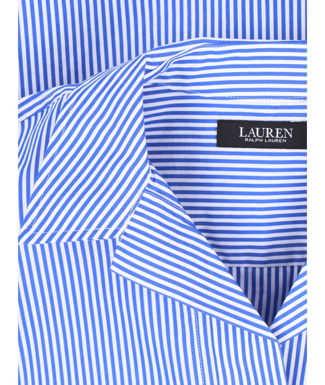 RALPH LAUREN Синяя хлопковая рубашка, фото 3