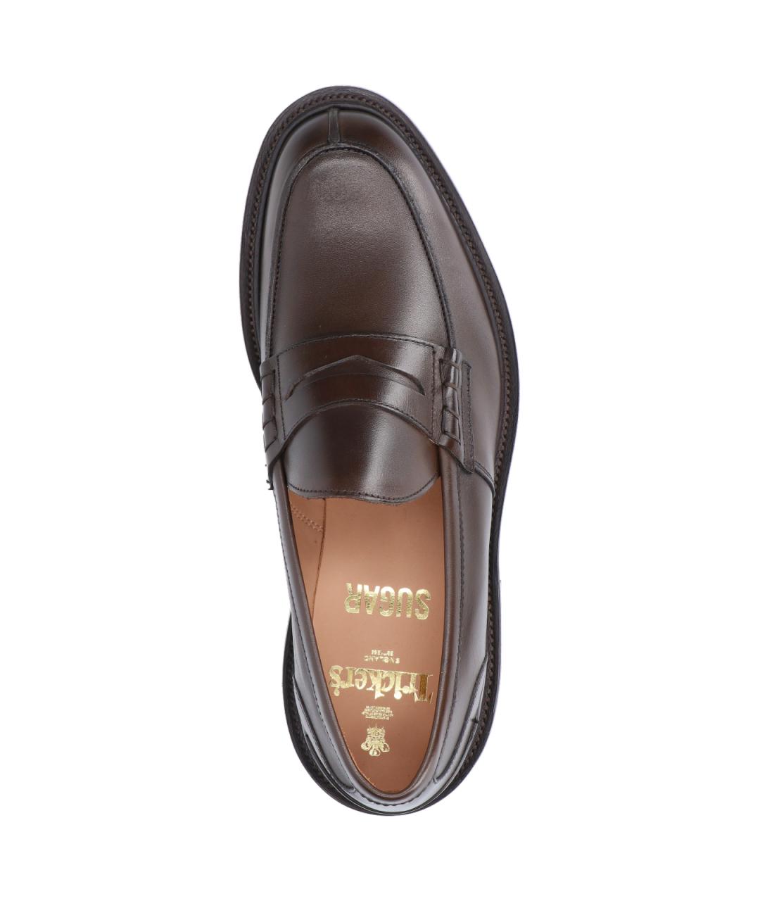 TRICKER'S Коричневые кожаные лоферы, фото 5