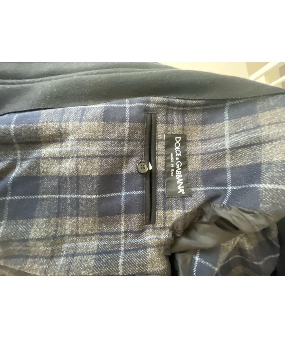 DOLCE&GABBANA Черная шерстяная куртка, фото 7