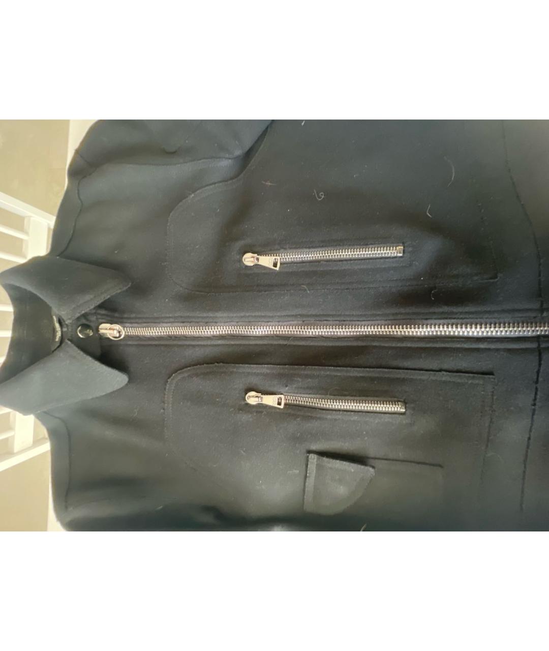 DOLCE&GABBANA Черная шерстяная куртка, фото 4