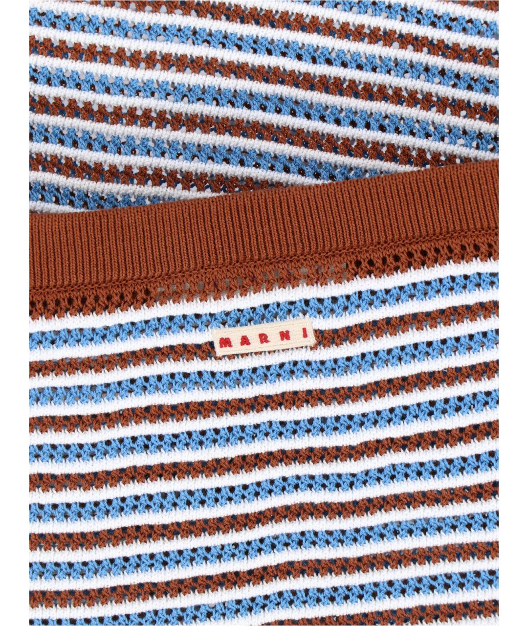 MARNI Мульти хлопковая юбка миди, фото 4