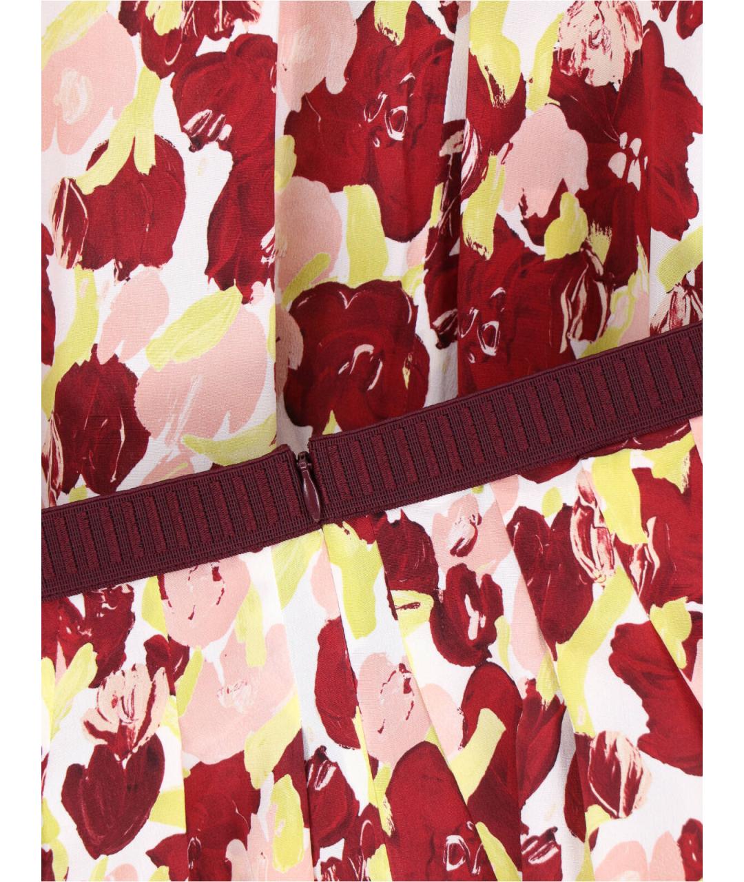 MARNI Мульти шелковая юбка миди, фото 5