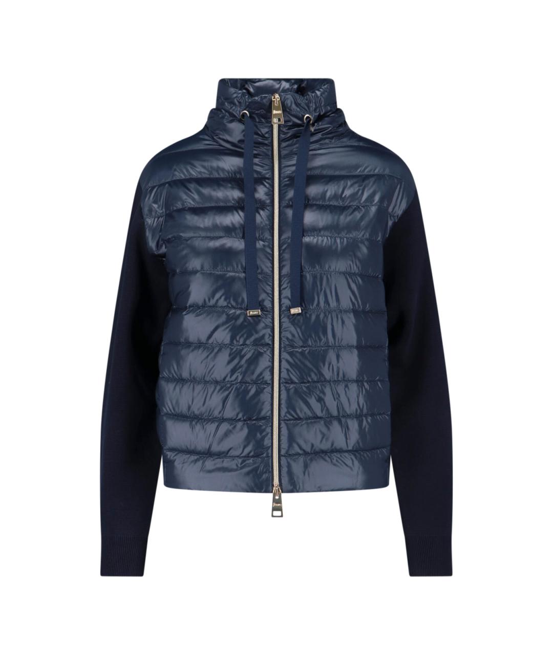 HERNO Синий пуховик, фото 1