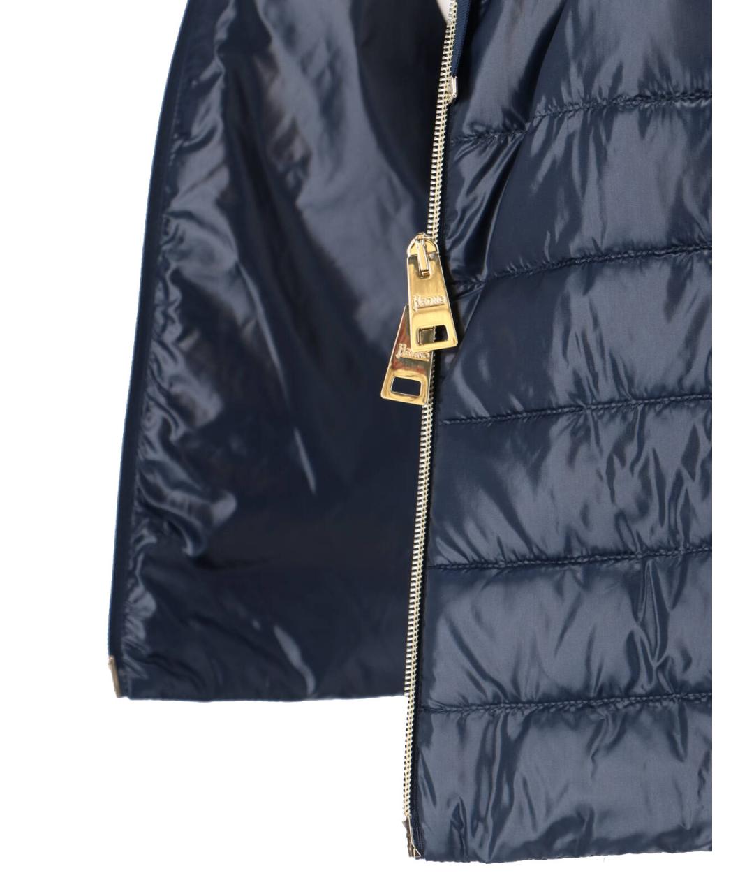 HERNO Синий пуховик, фото 5