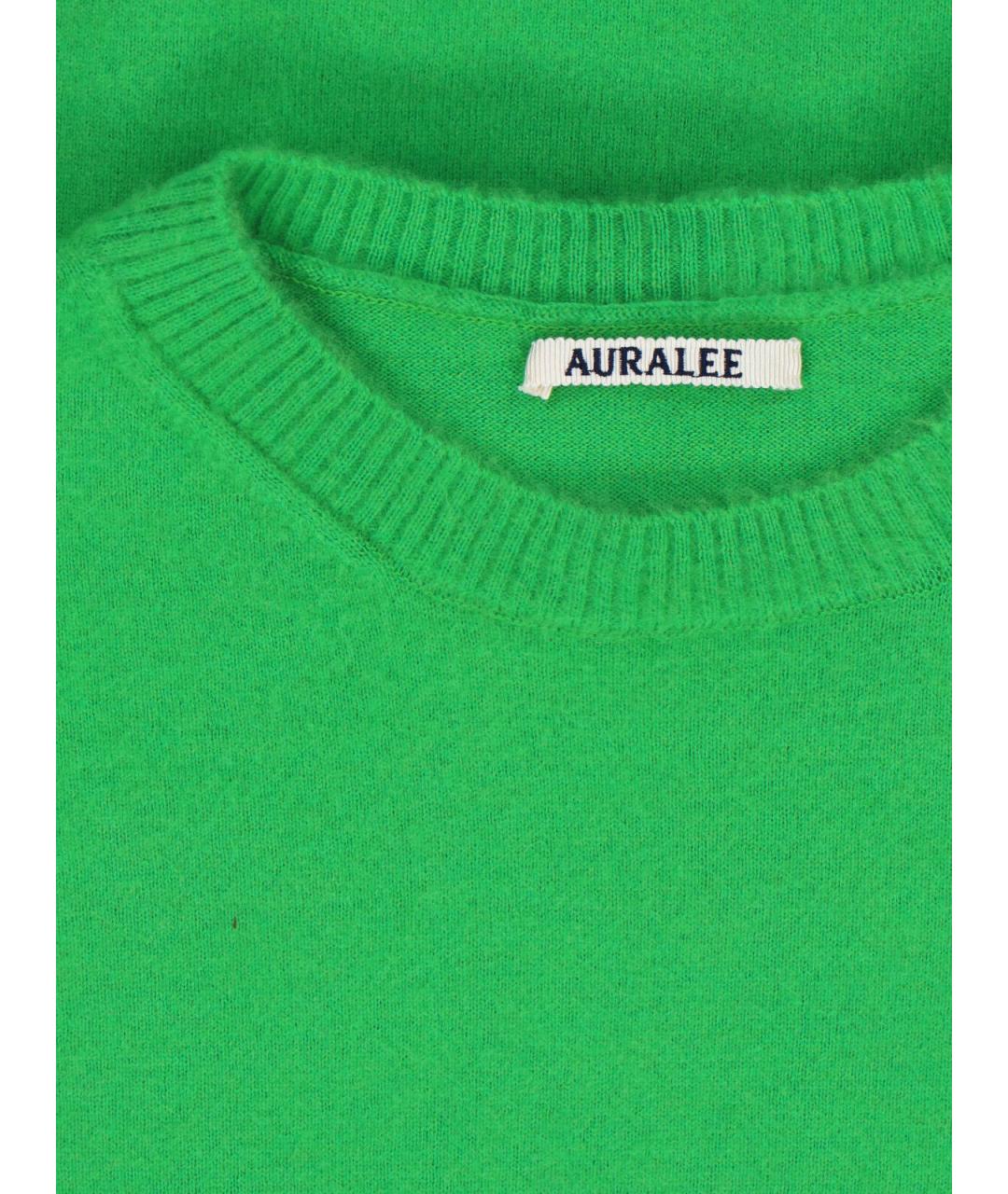 AURALEE Зеленый кашемировый джемпер / свитер, фото 3