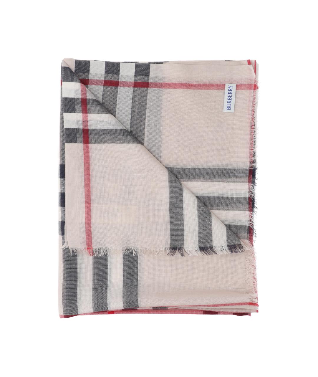 BURBERRY Мульти шерстяной шарф, фото 2