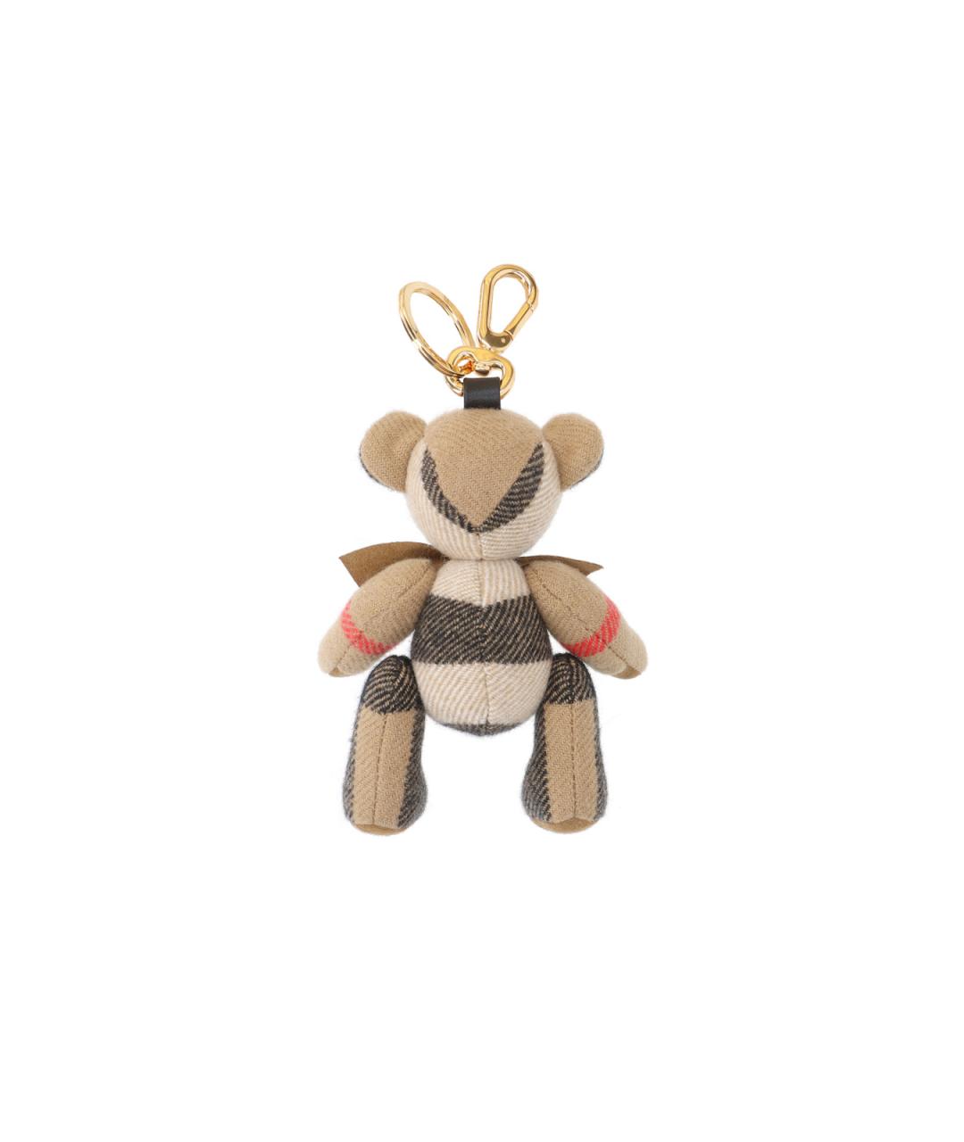 BURBERRY Бежевый брелок, фото 2