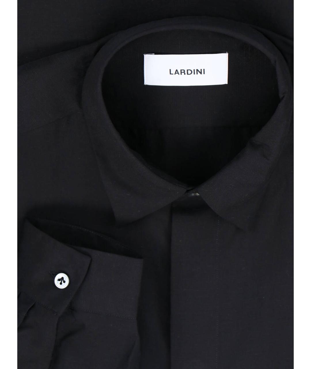 LARDINI Черная кэжуал рубашка, фото 3