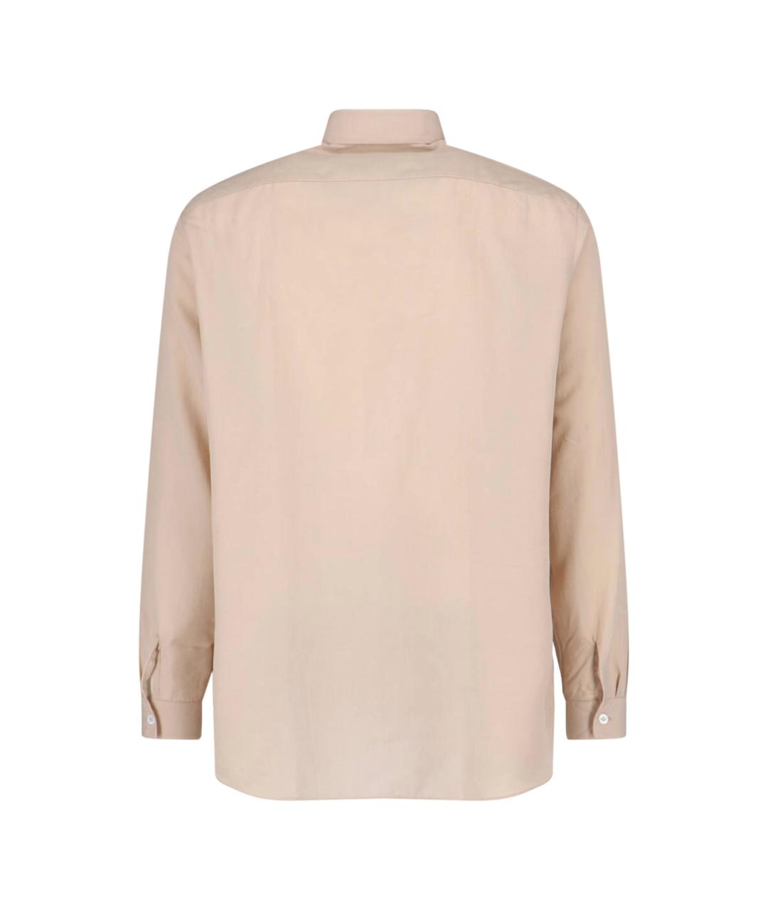 LARDINI Бежевая кэжуал рубашка, фото 2