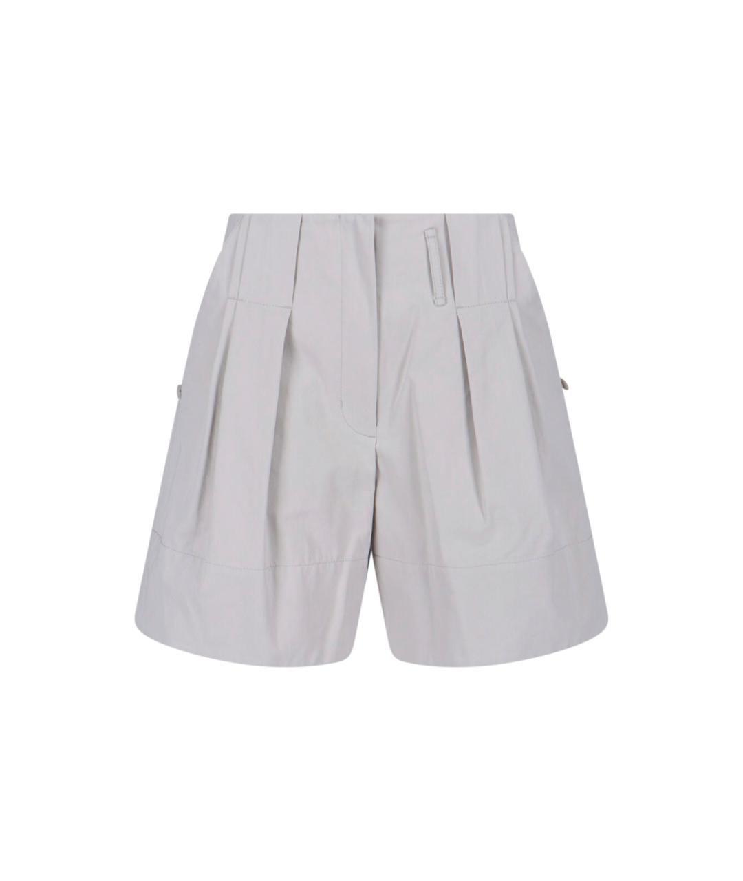 LOW CLASSIC Серые хлопковые шорты, фото 1