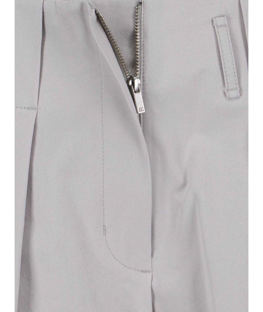 LOW CLASSIC Серые хлопковые шорты, фото 5