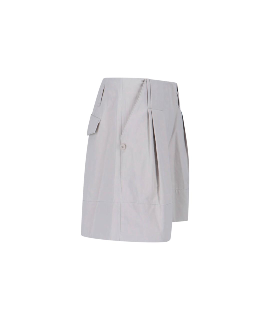 LOW CLASSIC Серые хлопковые шорты, фото 3