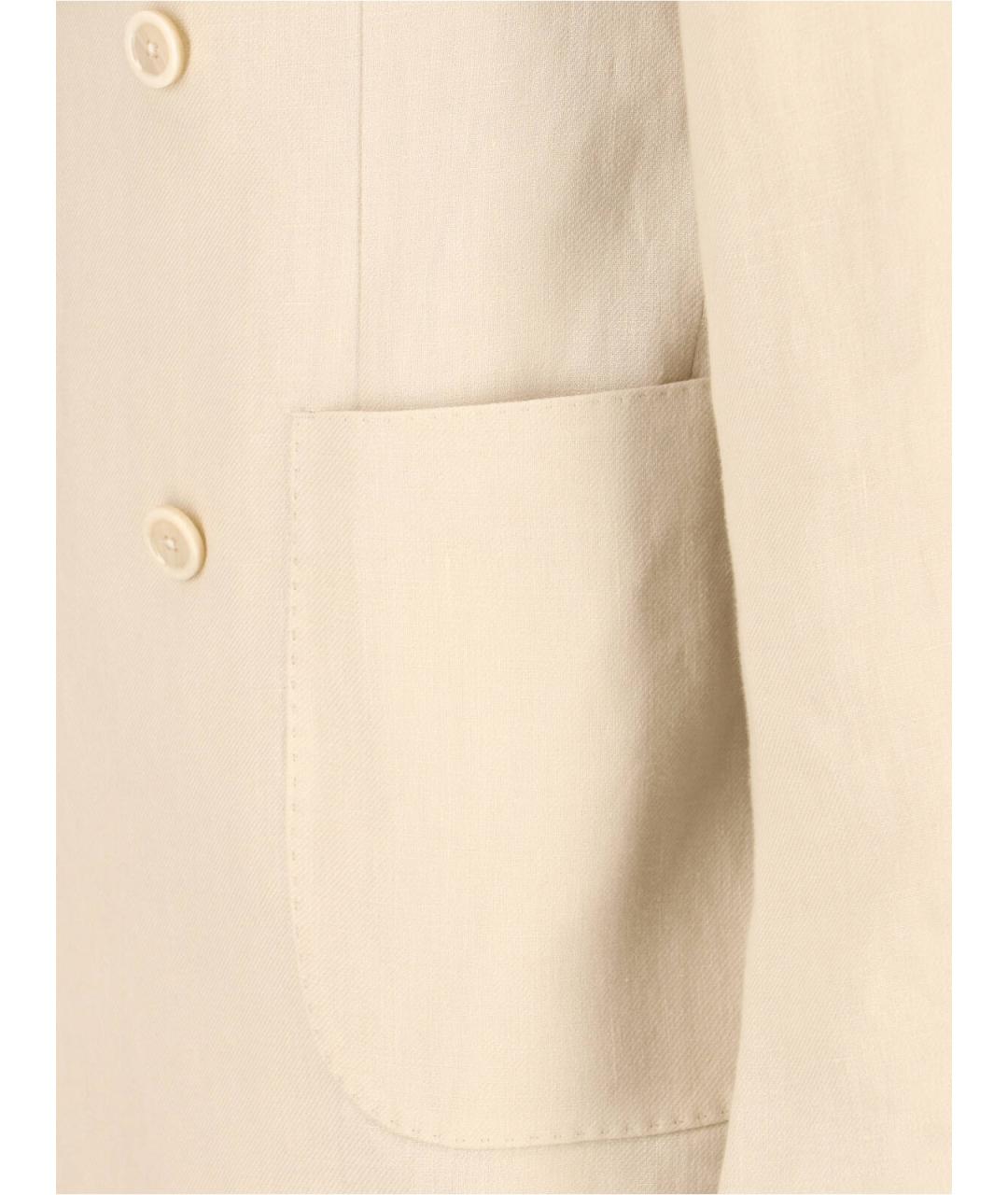 LARDINI Бежевый классический костюм, фото 5