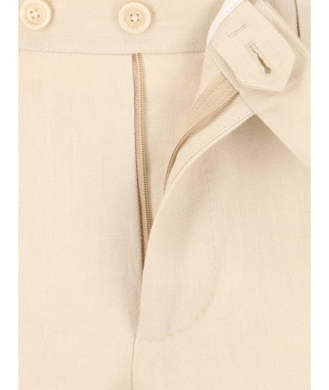 LARDINI Бежевый классический костюм, фото 4