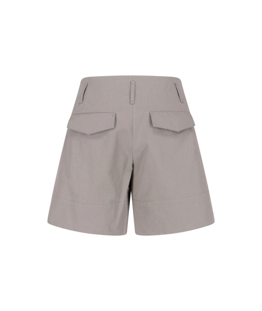 LOW CLASSIC Серые хлопковые шорты, фото 2