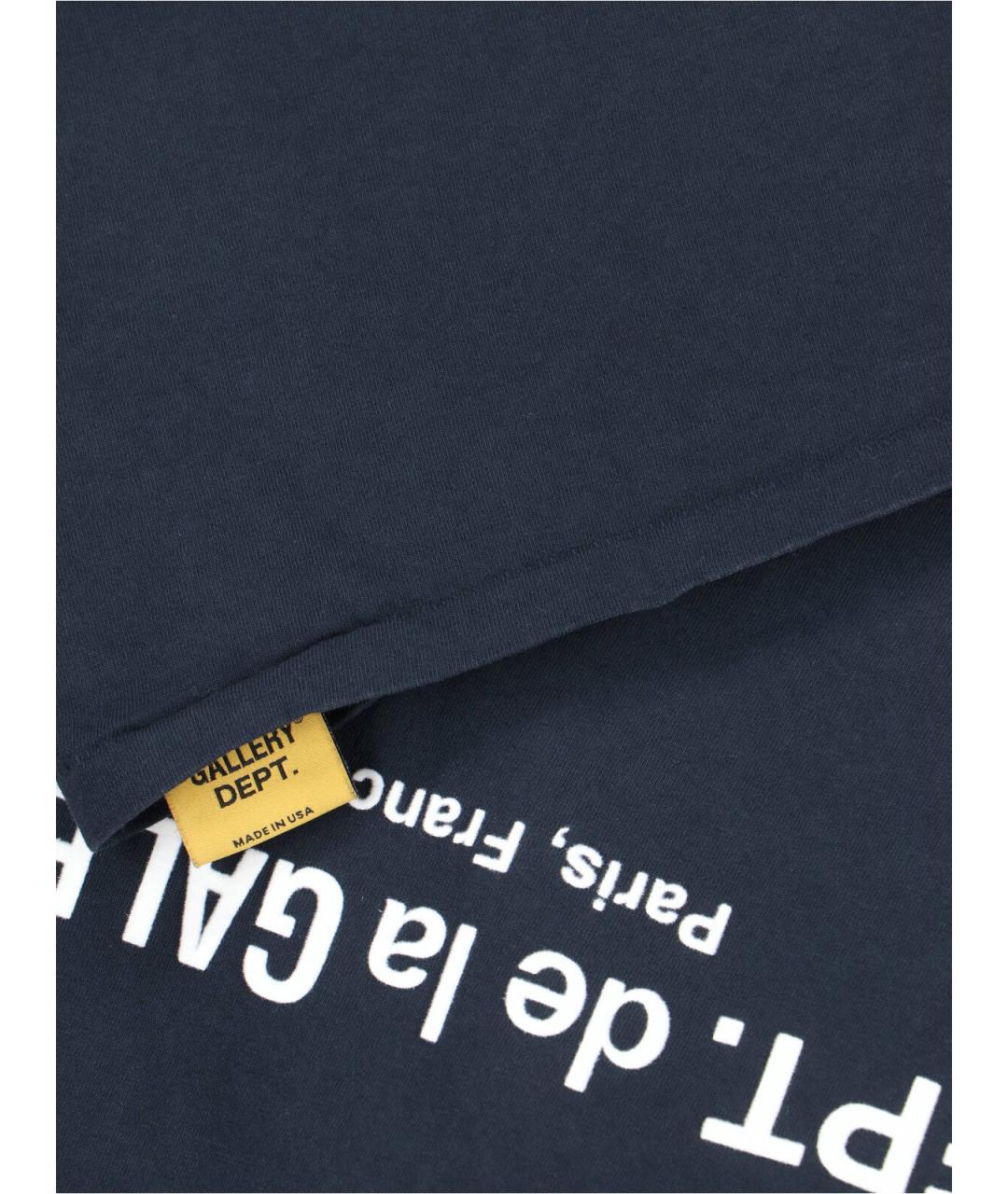 Gallery Dept Черная хлопковая футболка, фото 3