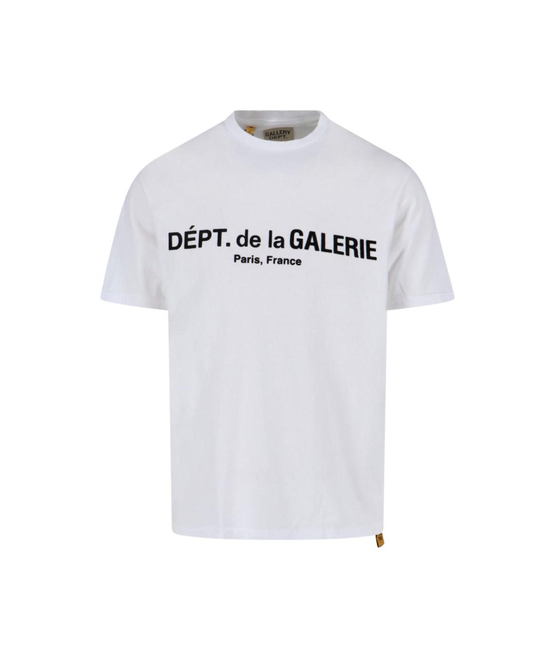 Gallery Dept Белая хлопковая футболка, фото 1